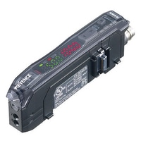 FS-N12CN - Amplificateur pour fibre optique, type à connecteur M8, unité d’extension, NPN