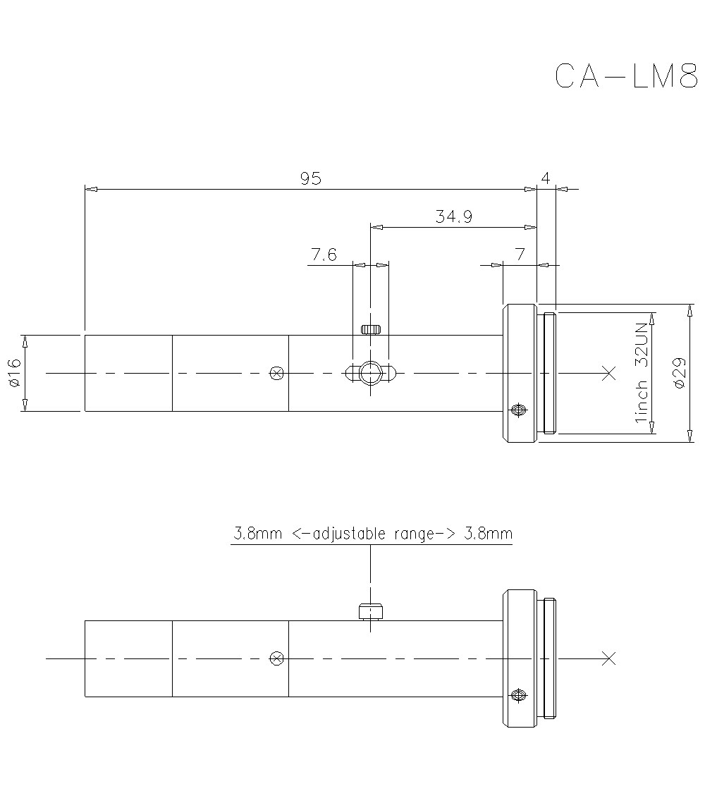 CA-LM8 Dimension