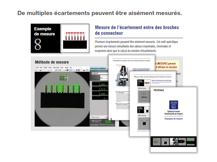 IM-6140 Système de mesure dimensionnelle par imagerie Exemples de mesure (Français)