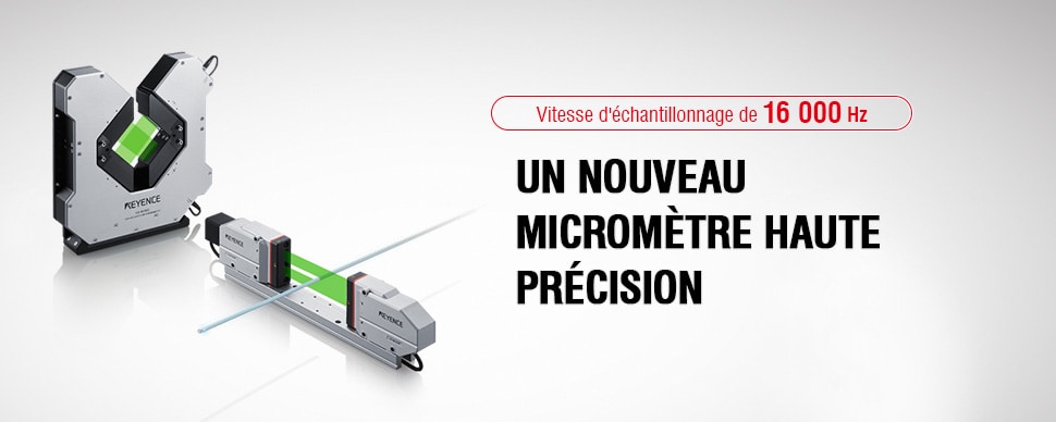 [Vitesse d'échantillonnage de 16 000 Hz] UN NOUVEAU MICROMÈTRE HAUTE PRÉCISION