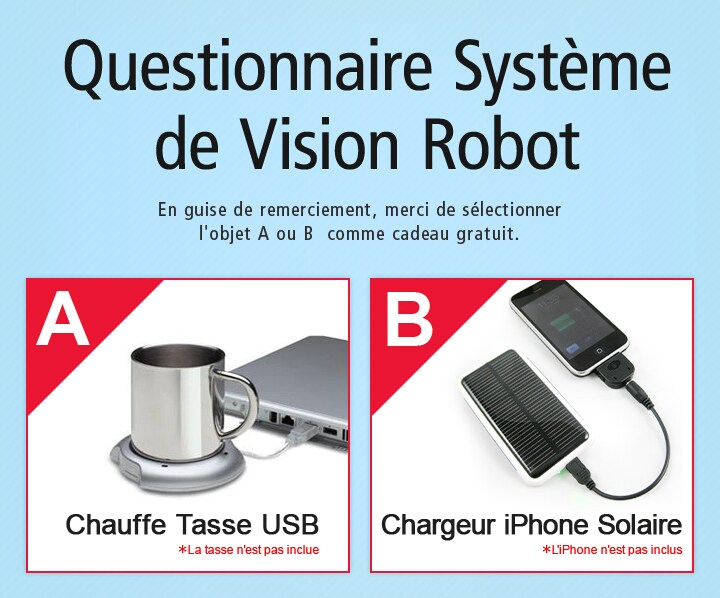 Questionnaire Système  de Vision Robot