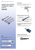 Série EZ Capteurs de proximité à amplificateur intégré à trois fils Catalogue