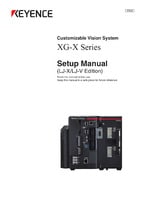 Série XG-X Manuel d'installation Pour LJ-V 
