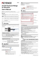 AutoID Keyboard Wedge Manual d'utilisation (Anglais)