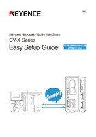 CV-X Series Easy Setup Guide Control/Communication PLC-Link (KEYENCE KV Series) (English)