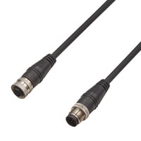 OP-88923 - Câble dédié à l'alimentation électrique M12, 8-pin femelle vers 8-pin mâle, extension 3 m