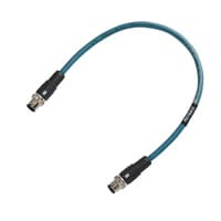 OP-88791 - M12, code D, mâle / M12, code D, mâle Câble Ethernet 10 m