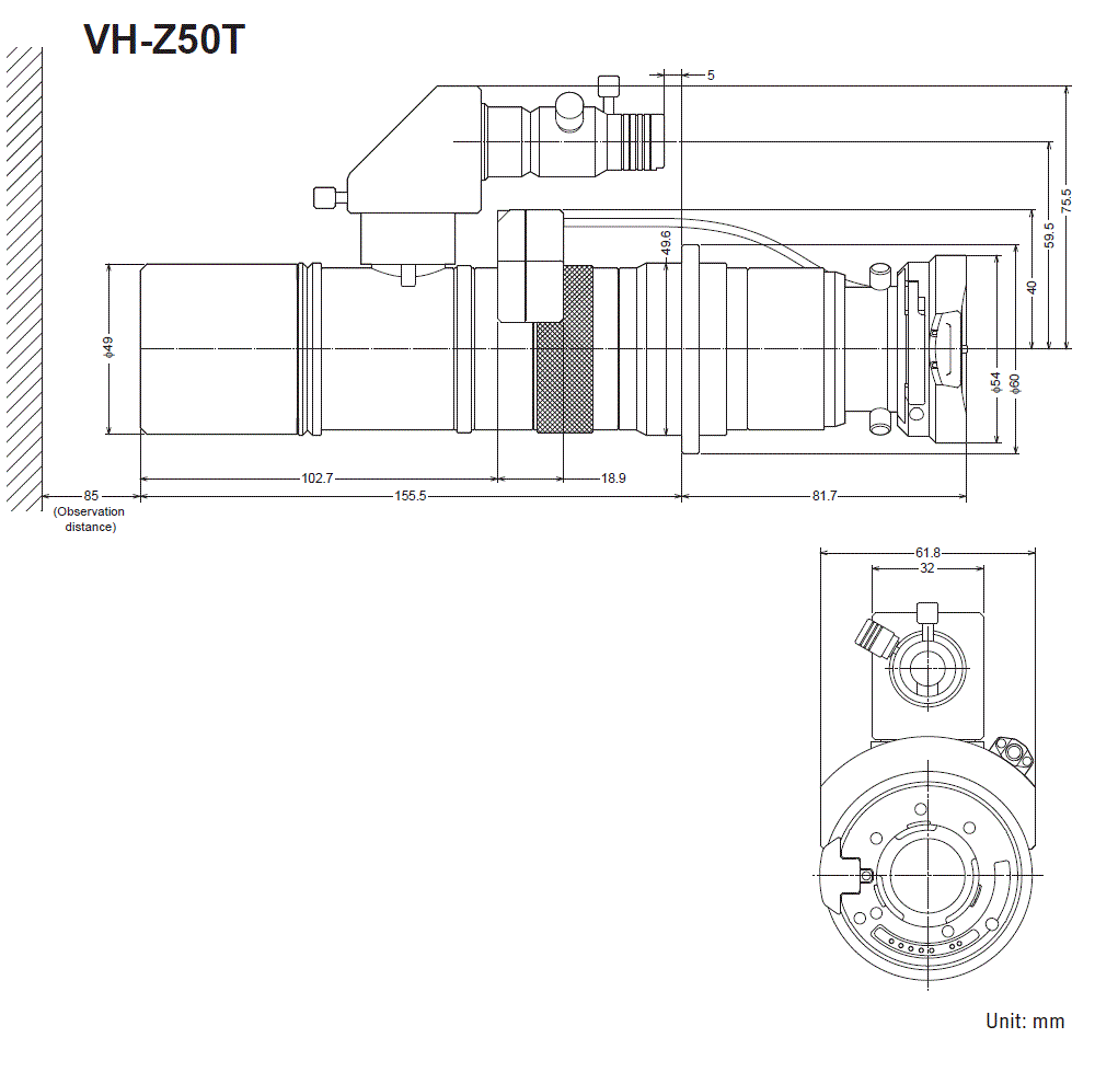 VH-Z50T Dimension